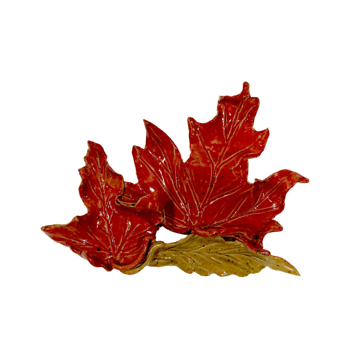 Tri-leaf ceramic for hanging