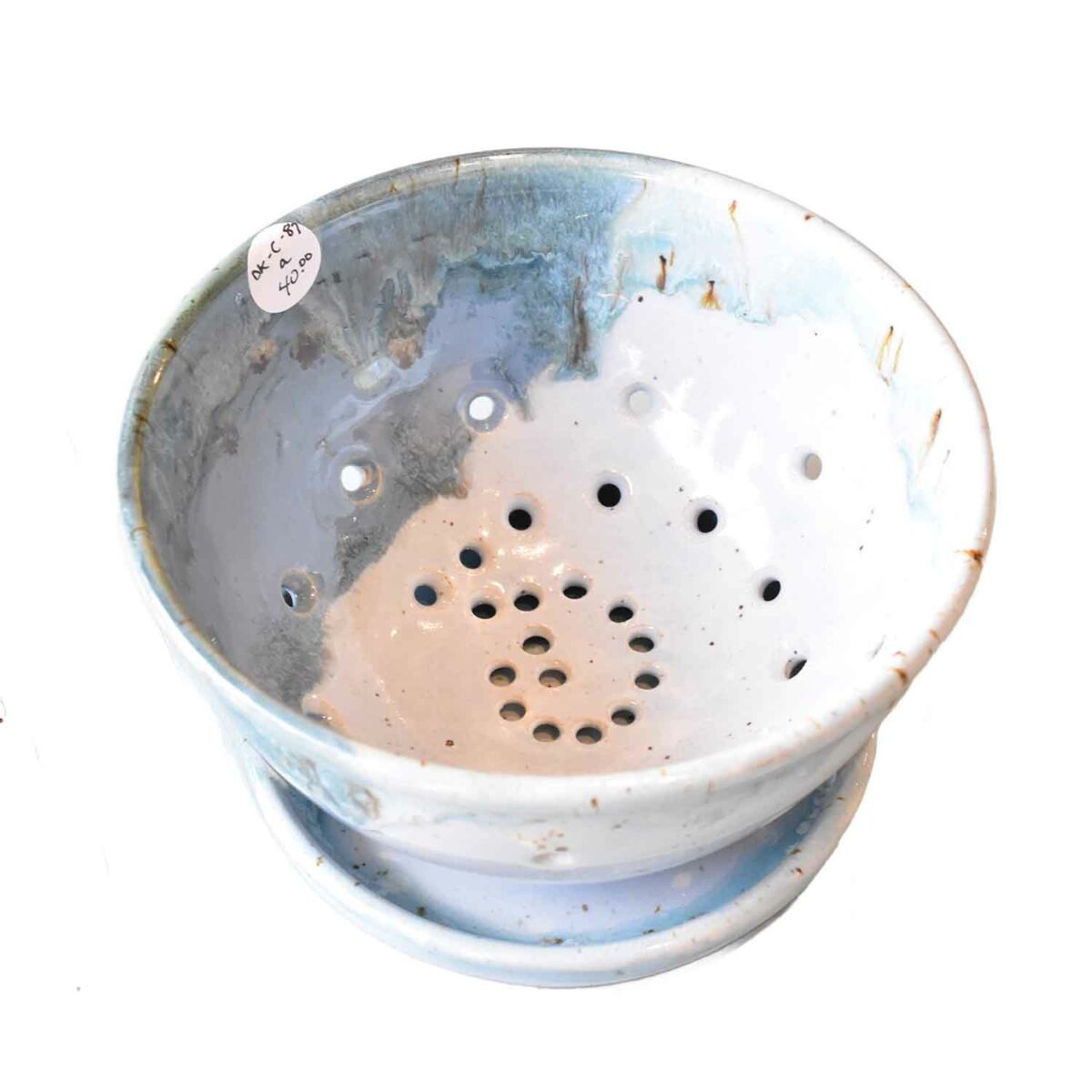 Berry Bowl - Alfred Blue and Gloss White