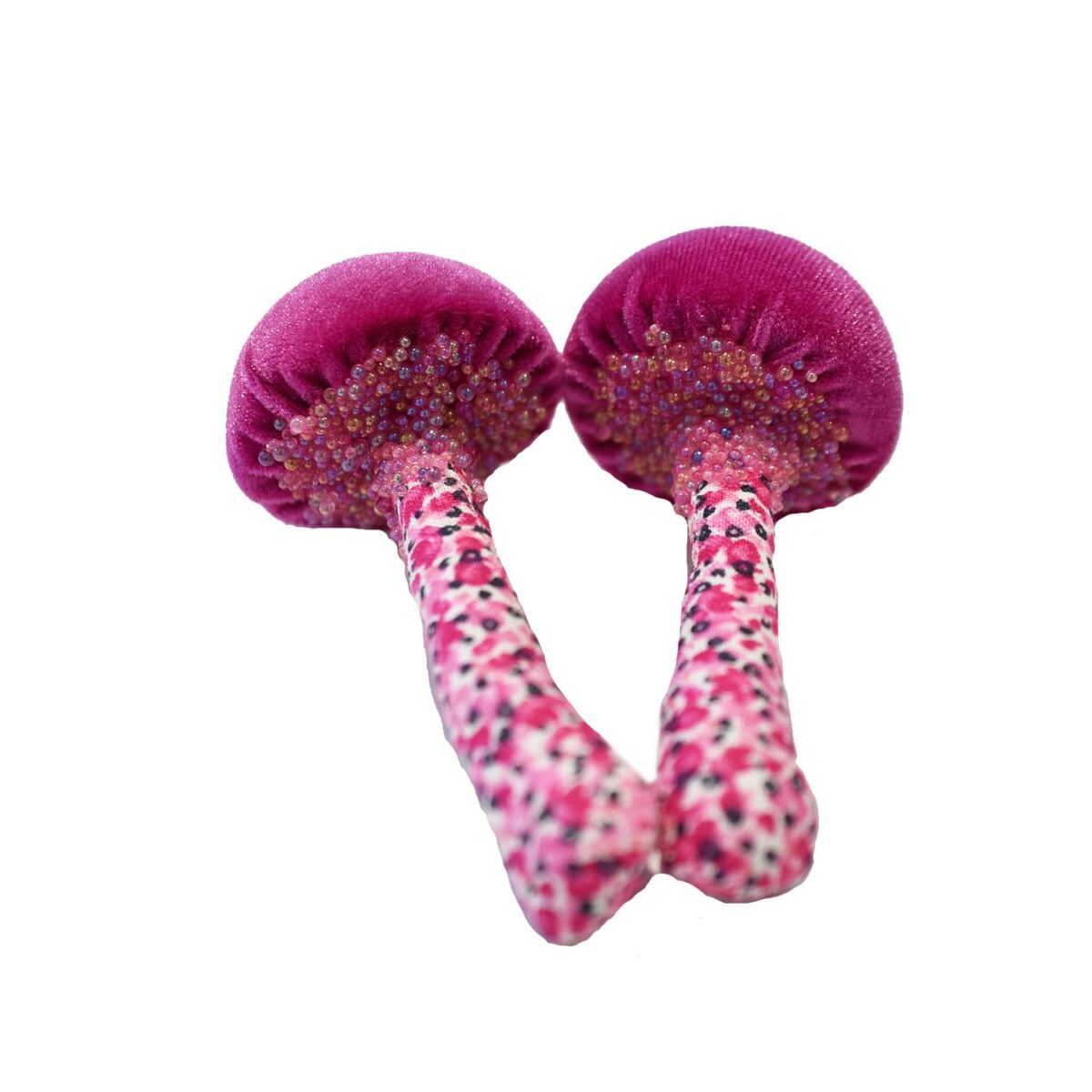 Mushroom Box Set Magenta/Black n White Abstract